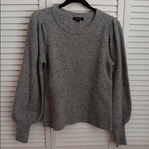 1.STATE Balloon Sleeve Rib Sweater
